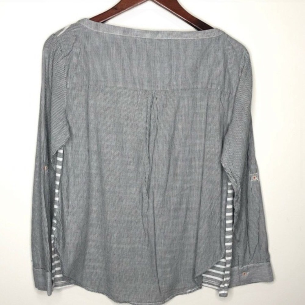 ANTHROPOLOGIE Postmark Conductor Stripe Top - Picture 6 of 11